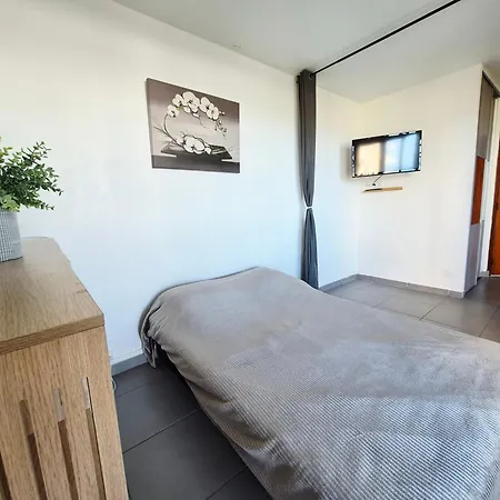 Apartmán Face - A 50m - Parking - 4 Pers Le Barcarès